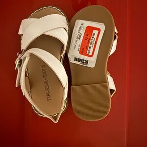 Tucker + Tate Kids White Sandals NWT